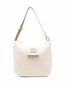 推荐Hogan Women's  White Leather Shoulder Bag商品