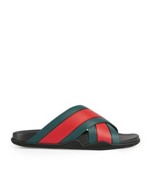 Gucci | Web Stripe Slides商品图片,独家减免邮费