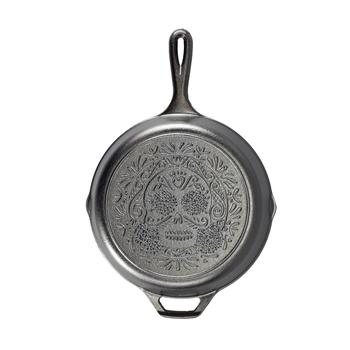 商品Lodge | Lodge Cast Iron 10 1/4" Sugar Skull Skillet,商家Premium Outlets,价格¥322图片