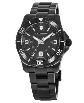 推荐Victorinox Swiss Army Maverick Large Black Dial Black PVD Men's Watch 241798商品