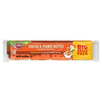 Keebler | Sandwich Crackers Cheese and Peanut Butter,商家Walgreens,价格¥8.06