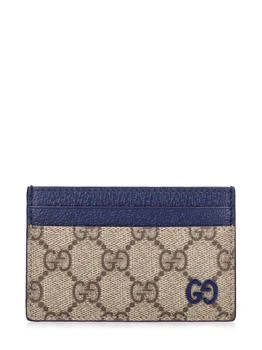 Gucci | Gg Supreme Card Case,商家LUISAVIAROMA,价格¥1783