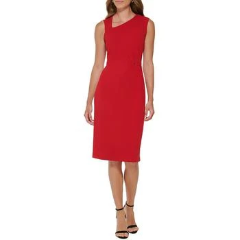推荐DKNY Womens Ruched Calf Midi Dress商品