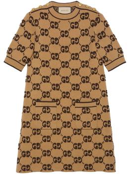 Gucci | GUCCI - Gg Wool Midi Dress商品图片,