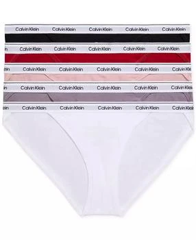 Calvin Klein | Women's 5-Pk. Modern Logo String Bikini Underwear QD5223,商家Macy's,价格¥180