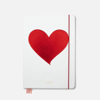 商品Kate Spade Take Note XL Notebook - Valentines Hearts图片
