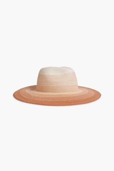 推荐Emmanuelle dégradé hemp-blend Panama hat商品