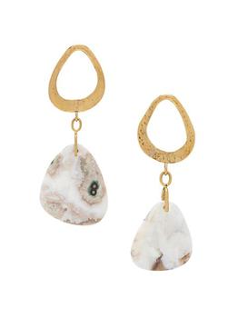 商品Goldtone & Stone Drop Earrings图片