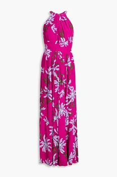 Diane von Furstenberg | Ziva floral-print crepe de chine maxi dress,商家THE OUTNET US,价格¥1164