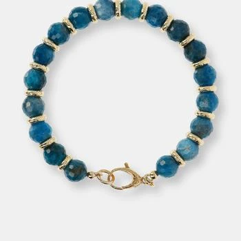 Etrusca Gioielli | Colour Gemstone Bracelet size 7.25" Apatite,商家Verishop,价格¥1056