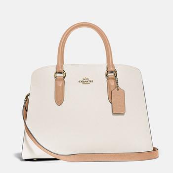 推荐Coach Women's Colorblock Channing Carryall - Gold/Chalk Multi商品