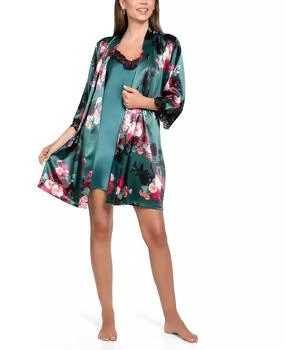 Linea Donatella | Women's 2-Piece Estrella Sleeveless Chemise and Wrapper Set,商家Macy's,价格¥574