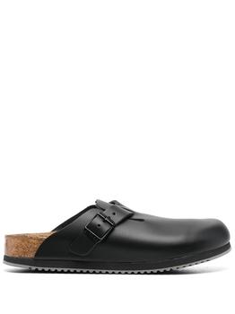 Birkenstock | BIRKENSTOCK Boston  leather slippers商品图片,7.3折
