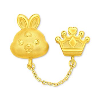 商品Chow Tai Fook | Year of the Rabbit Charm in 24k Gold,商家Macy's,价格¥2668图片