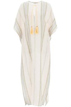 Tory Burch | Tory Burch Striped V-Neck Maxi Dress商品图片,7折