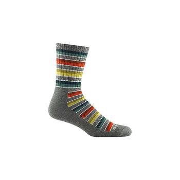 Darn Tough Vermont | Darn Tough Men's Decade Stripe Micro Crew Midweight Cushion Sock商品图片,7.5折起, 满$150享9折, 满折