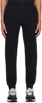 Sunspel | Black Slim-Fit Track Pants,商家Ssense US,价格¥1119