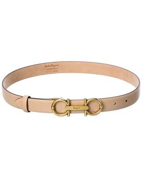 更多菲拉格慕皮带, Salvatore Ferragamo | Salvatore Ferragamo Gancini Adjustable Leather Belt商品图片 7.9折