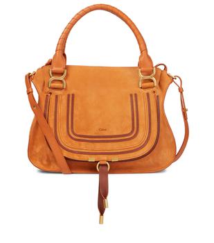 chloe tote真假, Chloé | Marcie Medium suede tote商品图片 