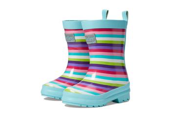 商品Hatley | Magical Stripes Shiny Rain Boots (Toddler/Little Kid/Big Kid),商家Zappos,价格¥260图片