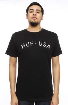 HUF | Huf USA T-Shirt - Black商品图片,6.8折