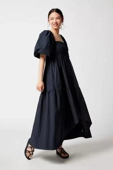 推荐Kimchi Blue Shara Puff Sleeve Midi Dress商品