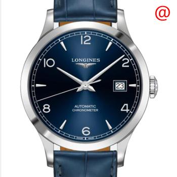 Longines, Longines | Record Automatic Chronometer Blue Dial Mens Watch L2.820.4.96.4商品图片 4.8折