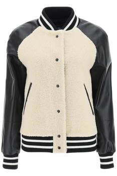 Loewe | BOMBER JACKET IN SHEARLING AND LEATHER商品图片,额外5.5折, 额外五五折