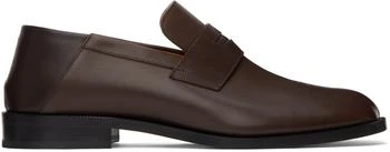 MAISON MARGIELA | 棕色 Tabi 乐福鞋,商家SSENSE CN,价格¥9834