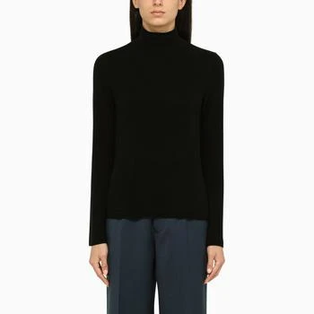 推荐SLIM BLACK WOOL TURTLENECK商品