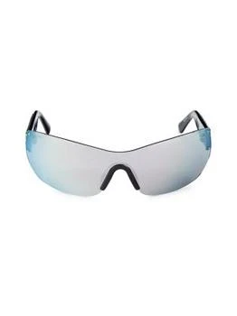 推荐76-152MM Faux Crystal Shield Sunglasses商品