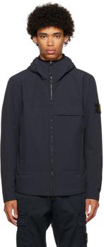 加拿大stone island jacket, Stone Island | Navy Soft Shell Jacket商品图片 