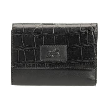 Vicenzo Leather, Mancini Leather Goods | Women's Croco Collection RFID Secure Mini Clutch Wallet商品图片 