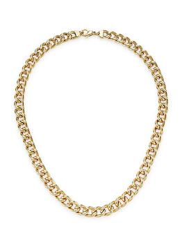 商品14K Yellow Gold Curb-Chain Necklace图片