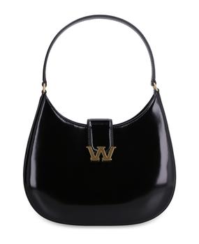 亚历山大·王包, Alexander Wang | Large Leather Hobo Bag With Embossed W Logo商品图片 