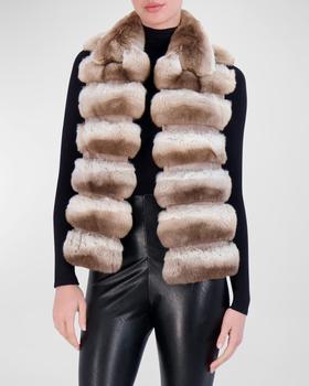 商品Gorski | Horizontal Chinchilla Fur Vest,商家Neiman Marcus,价格¥40348图片