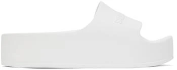 Balenciaga | White Chunky Platform Sandals 