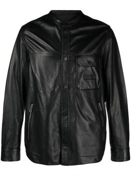 推荐EA7 EMPORIO ARMANI Leather jacket商品