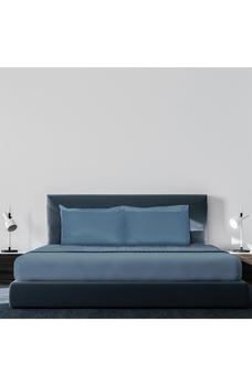 商品Pillow Guy | Luxe Soft & Smooth Tencel 6-Piece Sheet Set - Cadet Blue - Cal King Size,商家Nordstrom Rack,价格¥2023图片