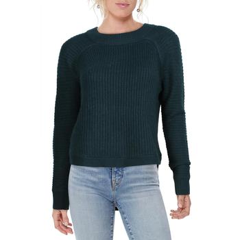 推荐Aqua Womens Ribbed Knit Hi-Low Tunic Sweater商品