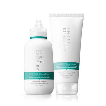 推荐Philip Kingsley Moisture Balancing Combination Duo - Shampoo & Conditioner商品