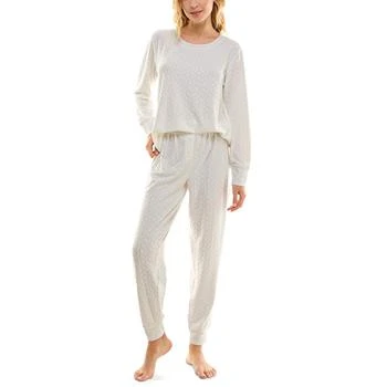 Roudelain | Women's Cloud Dancer 2-Pc. Cable-Knit Pajamas Set,商家Macy's,价格¥428