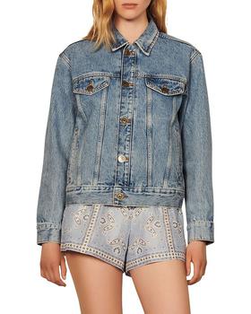 sandro外套, Sandro | Iris Denim Jacket商品图片 4.8折, 独家减免邮费