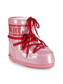 Moon Boot | Glitter High Top Sneakers,商家Saks OFF 5TH,价格¥1125