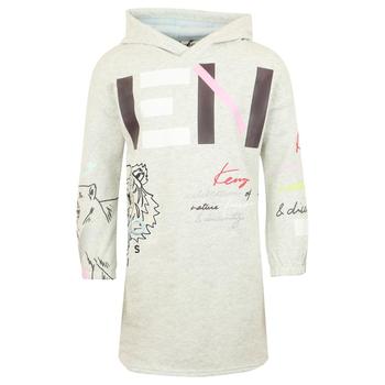 Kenzo | Grey Hooded Multi Iconics Dress商品图片,4折×额外9折, 额外九折