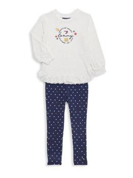 Tommy Hilfiger | Little Girl’s 2-Piece Sweatshirt & Leggings Set商品图片,4.5折