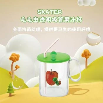 Skater | SKATER毛毛虫透明吸管果汁杯1个,商家Beyond J-World,价格¥36