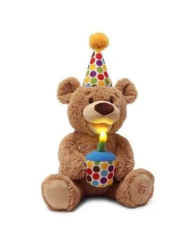 GUND | Happy Birthday Animated Bear Singing Light Up Plush Stuffed Animal, 10"- Ages 3+,商家Bloomingdale's,价格¥253