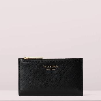 Kate Spade Surprise, Kate Spade | Kate Spade New York Women's Spencer Small Slim Bifold Wallet - Black商品图片 