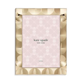 kate spade图片, Kate Spade | South Street Gold Scallop Frame, 8" x 10"商品图片 满$150享8.5折, 满折